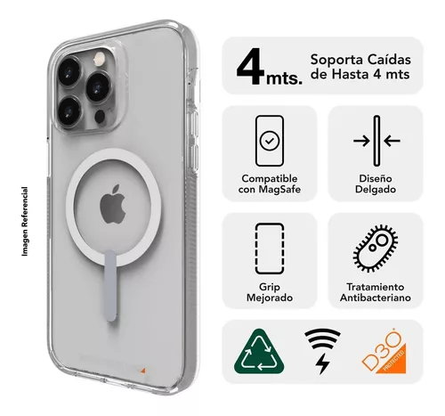  Apple Funda transparente para iPhone 14 Pro Max con MagSafe :  Celulares y Accesorios