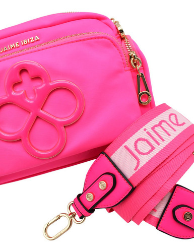 Crossbody Bolso Color Rosa Neón Jaime Ibiza Ji 2296