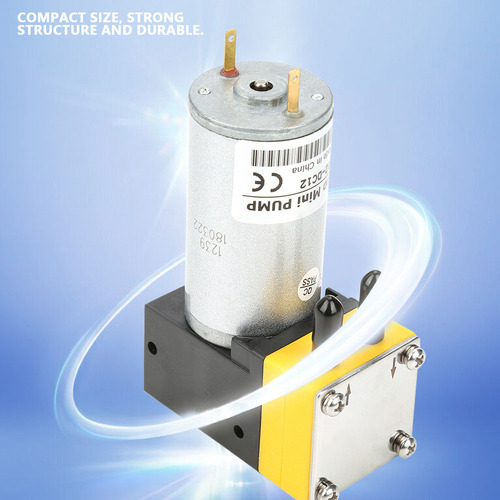 12v 0.4-1l/min Motor Eléctrico Dc Micro Diafragma Vacío
