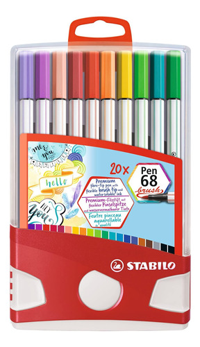 Stabilo Premium Fibre-tip Pen Pen 68 Pincel Colorparade 19 +
