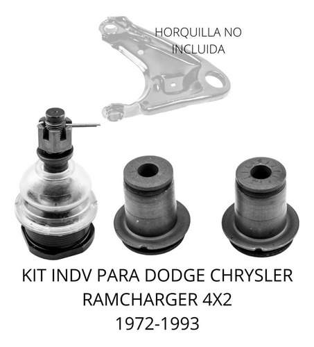 Kit Bujes Y Rotula Para Dodge Chrysler Ramcharger 4x2 72-93