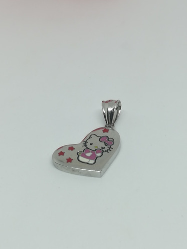 Dije Colgante Acero Hello Kitty Corazón Listo Para Regalo