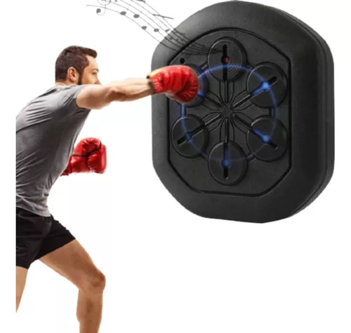 Máquina de boxeo de música Montada en la pared, Estera de boxeo de objetivo  inteligente Interior con guante de boxeo, Máquina de boxeo de