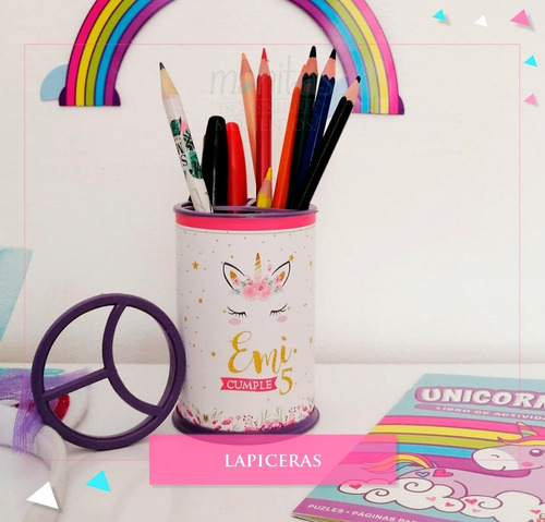 Imagen 4 de 7 de Portalápices Personalizados Sorpresitas Infantiles Souvenir