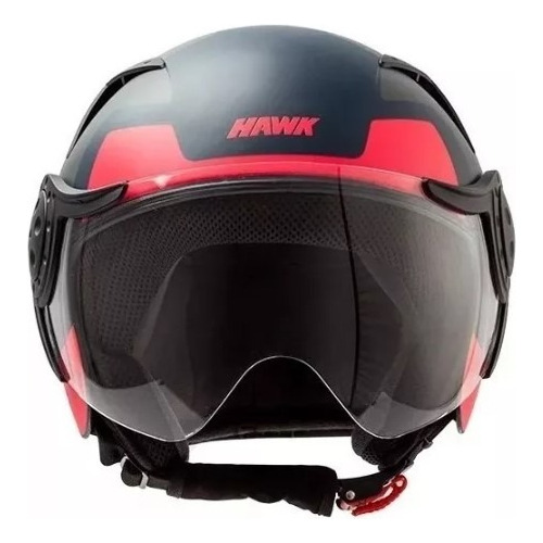 Casco Para Moto Hawk Rs9 Abierto Azul/fucsia - Storero Motos