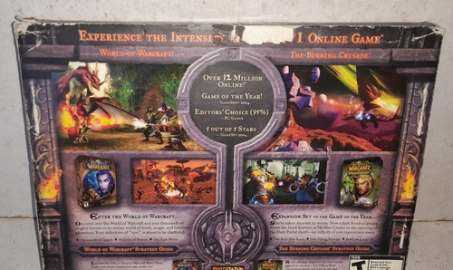 World Of Warcraft Battle Chest Pc + Exp The Burning Crusade (Usado)
