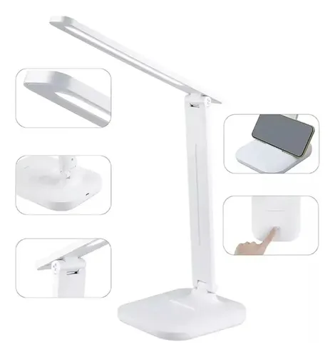USB Rechargeable LED Desk Lamp – Night Light For Reading, Black, Portable 5 thumbnail image