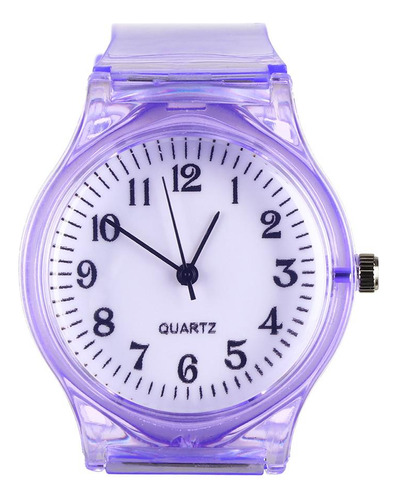Reloj De Pulsera De Silicona Candy Wrist Watch Jelly Quartz