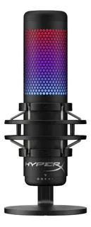 Microfone Hyperx Quadcast S Condensador Multi-padrão Black
