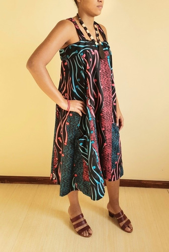 Imagem 4 de 6 de Vestido Feminino Tecido Rosa