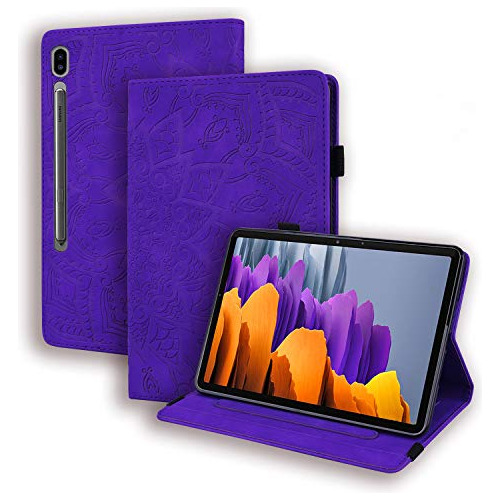 Funda Para Galaxy Tab S7 Plus 12.4 Pulgada Morado Premium-02