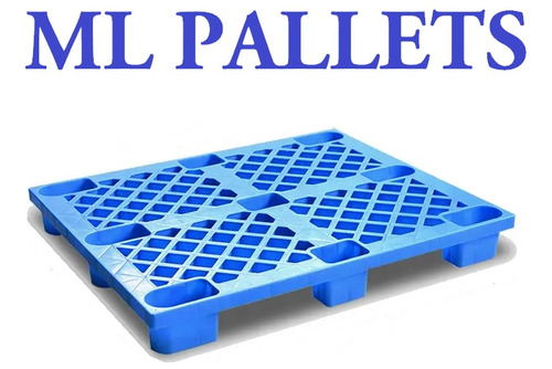 Pallet Plastico Tarima Azul 1,20 X 1,00