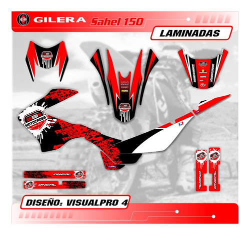 Kit Calcos - Grafica Gilera Sahel 150