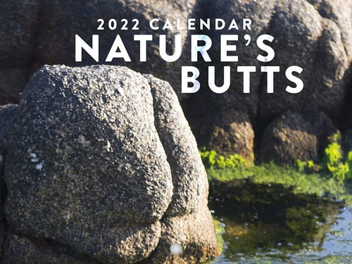 Calendario De Pared Natures Butts 2022 Con Forma De Culos, C