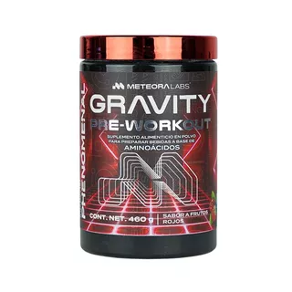 Meteora Labs Gravity 60 Servs 460 Gr Pre Entreno Sabor Frutos Rojos
