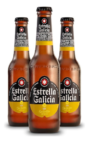 Cerveza Estrella Galicia Sin Gluten X 6 Unidades