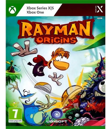 Card Físico Rayman Origins Xbox 360 One Series