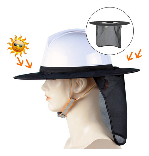 Sombrero Duro De Seguridad Parasol Protección Solar Casco A