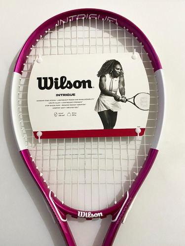 Imagen 3 de 4 de Raqueta De Tenis Wilson Intrigue Dama - Fucsia Adultos
