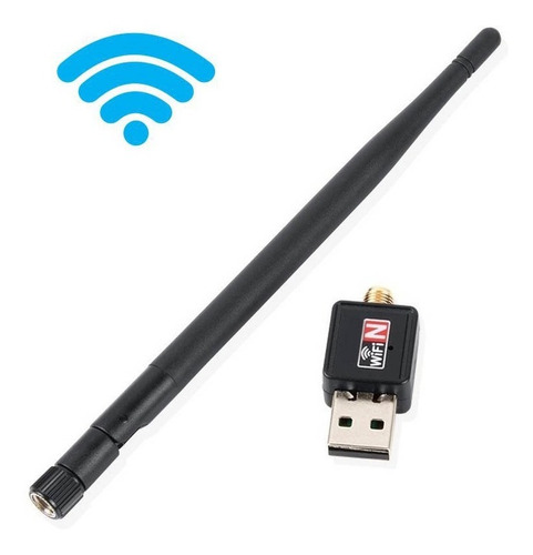 Imagen 3 de 9 de Antena Wifi Adaptador Usb 2.0 Wifi 802.11n Placa Red Wi Fi