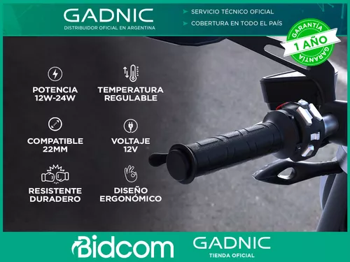 Puños Calefactables Para Moto Gadnic Temperatura Regulable