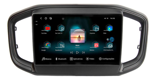 Multimídia Aikon Fóton G3 Strada 2021 A 2024 12+256gb 2k 9p