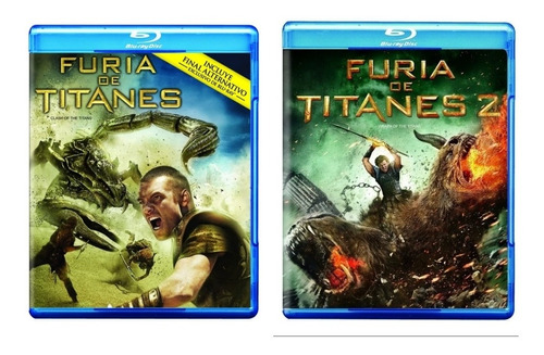 Colección Furia De Titanes 1 Y 2 | Blu Ray Película Nuevo