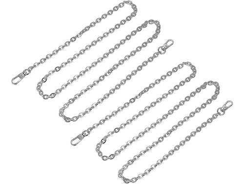 Uxcell Purse Chain Strap, 2pcs 39 X0.24  Flat Chain Strap Ha