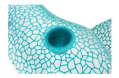 Imagen 2 de 4 de Sillon Inflable Bestway 43097 Porta Vaso Pileta 102x94cm
