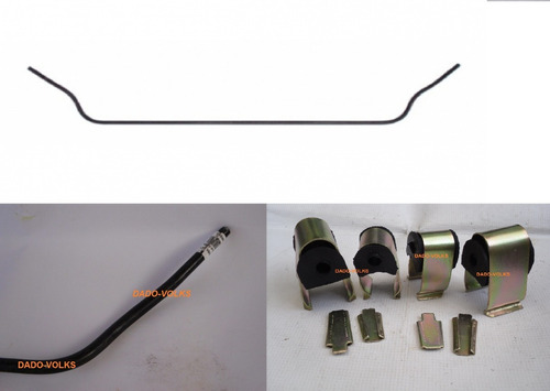 Barra Estabilizadora + Gomas Y Abrazad Vocho Brasilia 74-03