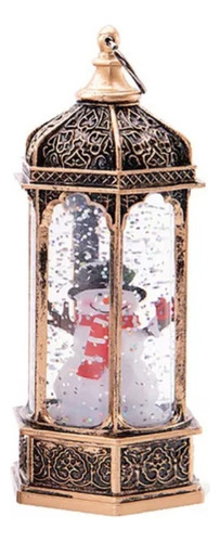 Farol De Nieve Q8snow For Navidad, Con Purpurina, Agua Y Ni