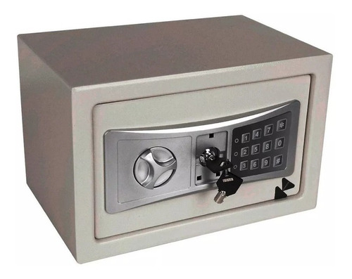 Caja Fuerte Digital + Llave Clave Seguridad 31x20x20cm 8.5lt
