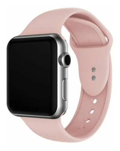 Correa Banda Silicona Apple Watch 42 Mm Rosa