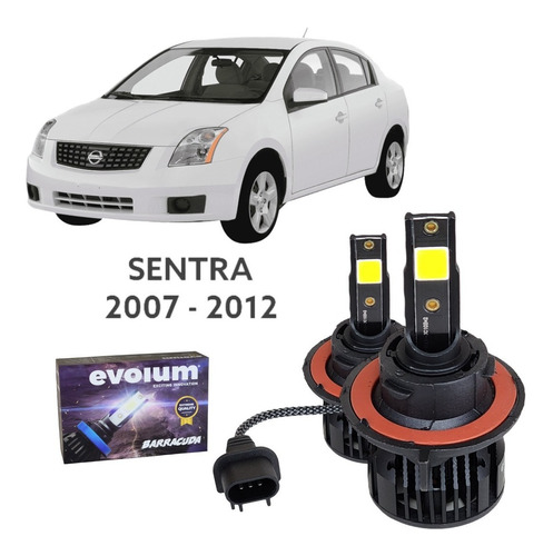 Focos Led H13 Nissan Sentra 2007-12 B16 Alta Y Baja 11000lm