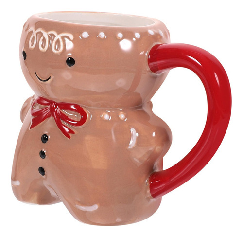 E Taza Hombre Jengibre Taza Navideña Pan Jengibre