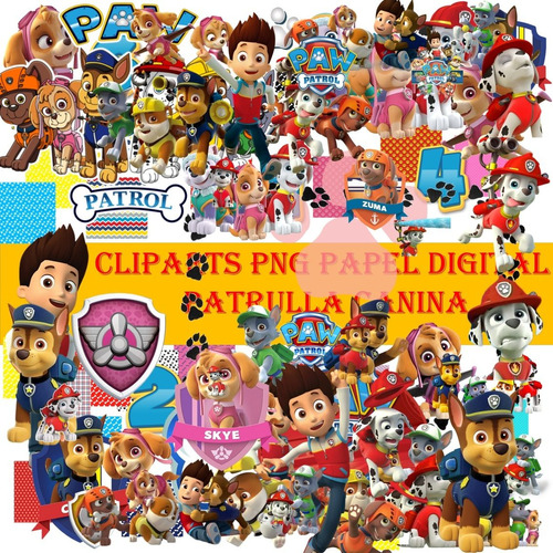 Cliparts Png Papel Digital Patrulla Canina