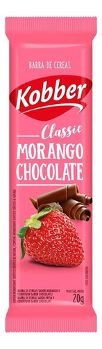 Barra De Cereais Proteína Sem Lactose Morango Com Chocolate