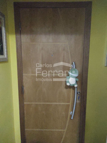 Imagem 14 de 15 de Apartamento A Venda, Parque Novo Mundo, Cond. Praças Das Américas, 03 Dormitórios, 01 Vaga, Varanda. - Cf32971