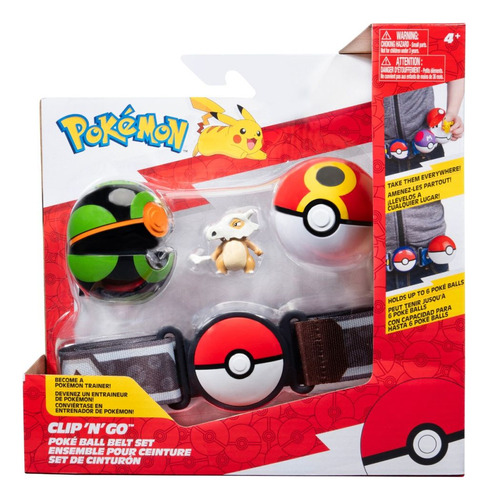 Pokémon Clip'n' Go Cinturón+ Pokebola