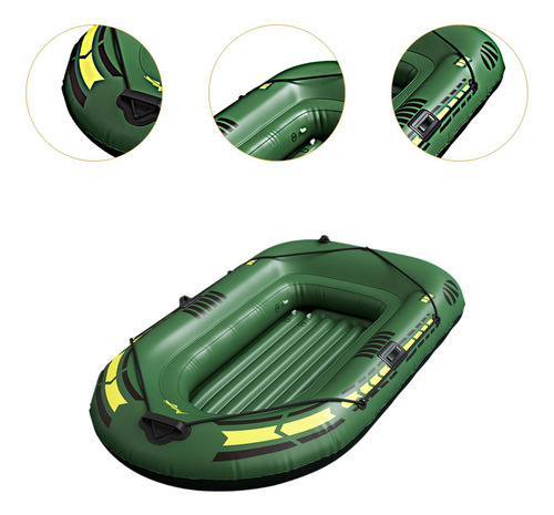 Balsa Inflable Para Estanques, Lagos, Ríos Bote Inflable