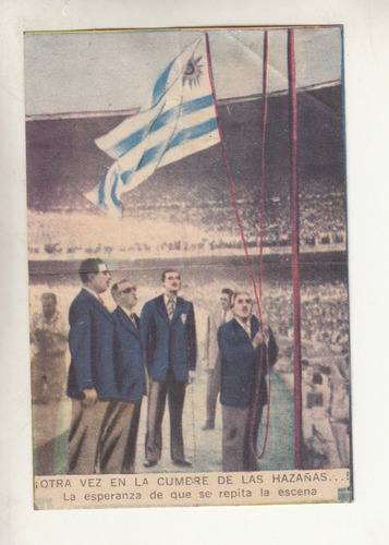 Futbol Uruguay Campeon Mundial 1950 Cromos Album Londres 66