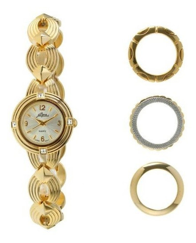 Reloj De Ra - Women's Gold-tone Petite Watch - Gift Set With