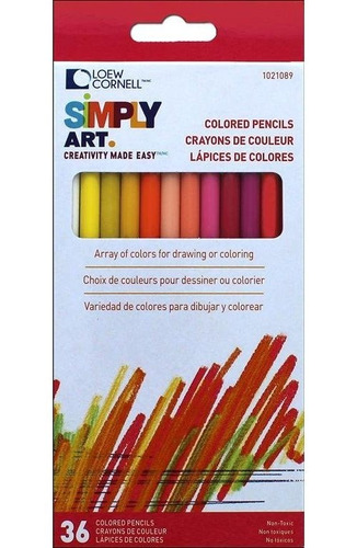 Loew-cornell Lwc1021089 Simply Art - Lápices De Colores De 3