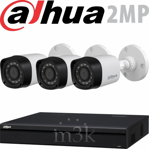 Imagen 2 de 10 de Kit Seguridad Dahua Dvr 1080p 4 + 3 Camaras 2mp