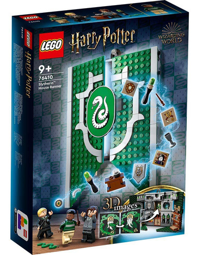Lego 76410 Estandarte De La Casa Slytherin Harry Potter Cantidad de piezas 349