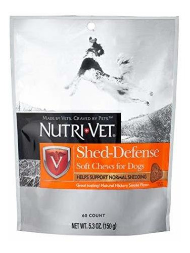 Nutri-vet Shed Defensa Para Perros | Formulado Con Omega-3 Y