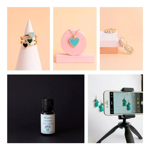 Kit Foto Producto Soporte Fotografico + 2 Fondos Tamaño A4