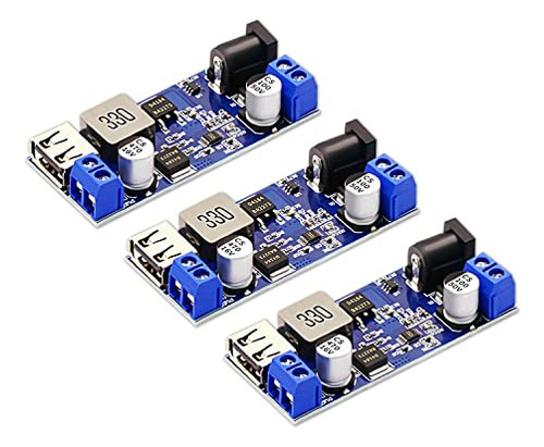 Módulo Convertidor Dc-dc 12 V A 5 V, Paquete De 3, Regulador