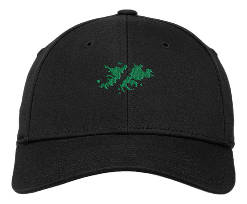 Gorro Gabardina Islas Malvinas Son Argen Verde Pasto Bordado