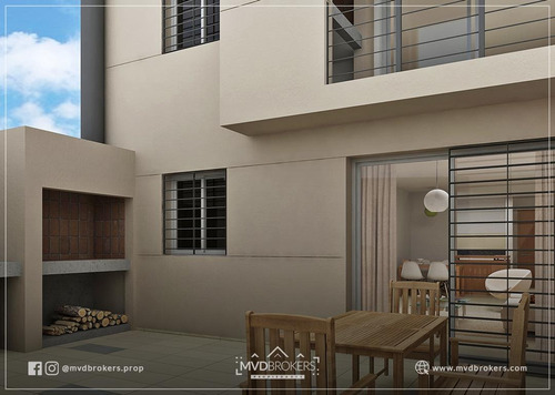 Imagen 1 de 15 de Chaná 1832 | Venta Apartamento 2 Dormitorios A Estrenar En Cordón Sur | Con Patio, Estufa Y Parrillero | Inversión Vivienda Promovida | En Obra - Estrena Abril 2022
